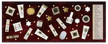Accentra Winter Magic Adventskalender für Damen Bordeaux