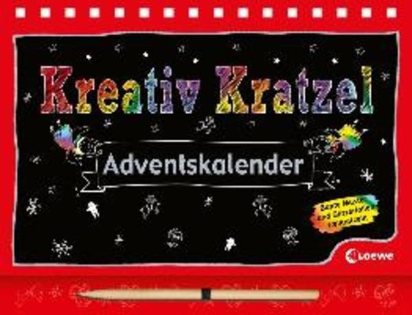 Loewe Verlag Kreativ Kratzel Adventskalender 2017