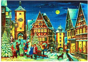 Hallingers Pralinen-Adventskalender Rothenburg