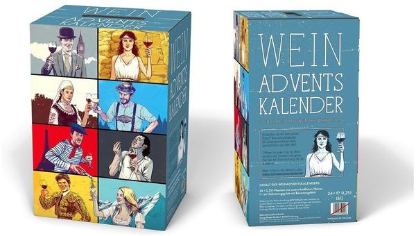 Kalea Wein-Adventskalender mit Spezialitäten aus 6 Ländern