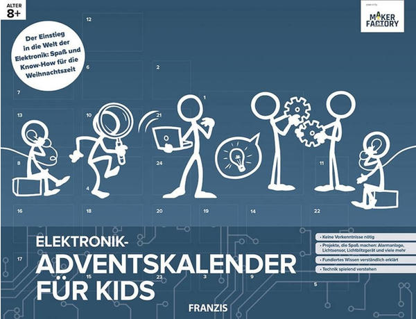 Franzis Makerfactory Adventskalender für Kids 2018