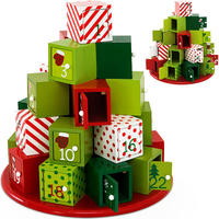 Spielwerk&reg; Adventskalender Zum Selbstbef&uuml;llen 24 T&uuml;rchen Nachhaltig