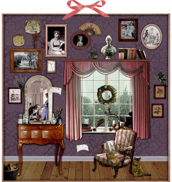 Coppenrath Weihnachten mit Jane Austen, Zettel-Adventskalender