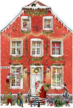 Coppenrath Weihnachten bei uns Zuhaus, Aufstell-Adventskalender (Behr)