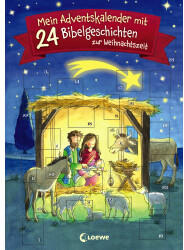 Loewe Verlag Mein Adventskalender mit 24 Bibelgeschichten zur Weihnachtszeit