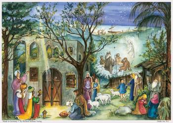 Sellmer Adventskalender A4 - Am Stall von Bethlehem