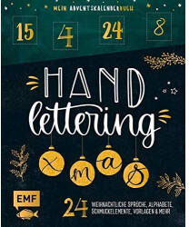 EMF Verlag Mein Adventskalender-Buch: Handlettering X-Mas