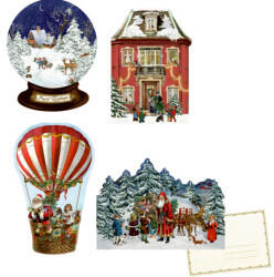 Coppenrath Nostalgische Weihnachten, Mini-Adventskalender (Behr)