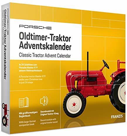Franzis Porsche Oldtimer-Traktor Adventskalender 2020