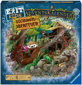 Ravensburger Exit 189571 Adventskalender Kids - Dschungel (2021)