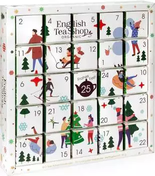 English Tea Shop Bio White Ornaments Adventskalender