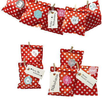 Frau Wundervoll DIY Adventskalender Weihnachtskalender Bastelset (FW-14346)