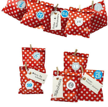 Frau Wundervoll DIY Adventskalender Weihnachtskalender Bastelset (FW-14347)
