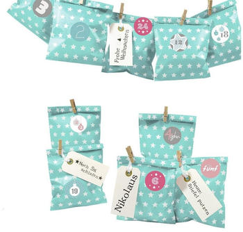 Frau Wundervoll DIY Adventskalender Weihnachtskalender Bastelset (FW-14371)