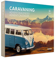FRANZIS FRANZISCaravaning Adventskalender mit VW Bulli T1 Modellauto Bausatz 1:24 -