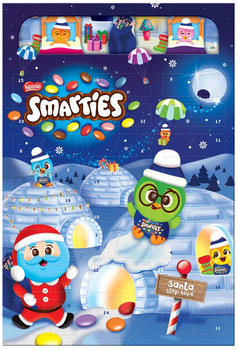 Nestlé Smarties Adventskalender Milchschokolade 194g