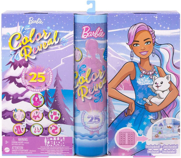 Mattel Barbie Color Reveal Adventskalender 2022
