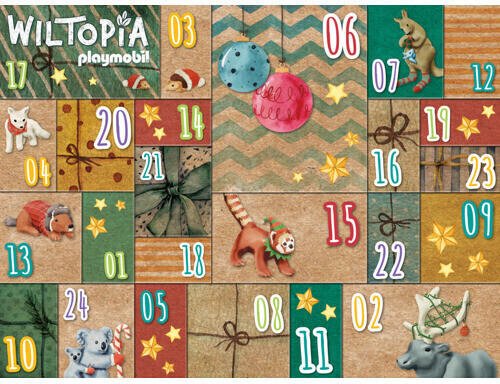 Playmobil Wiltopia DIY Adventskalender: Tierische Weltreise (71006)