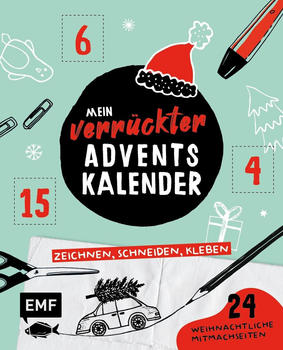 EMF Verlag Mein verrückter Adventskalender - zeichnen schneiden kleben