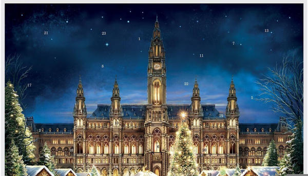 Sellmer Adventskalender A3 - Wien Rathaus