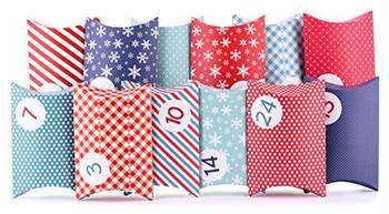 Pajoma Adventskalender zum Befüllen Pillow blue