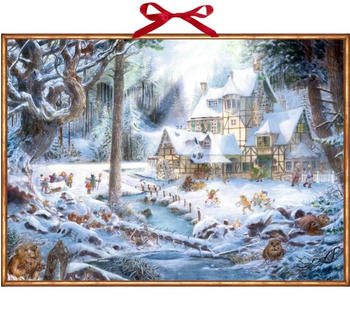 Die Spiegelburg Weihnachten auf dem Mühlenhof - Wand-Adventskalender