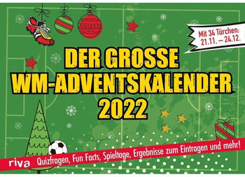 Riva Verlag Der große WM-Adventskalender 2022. Hardcover-Ausgabe