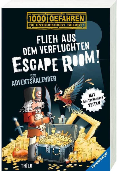 Ravensburger Der Adventskalender: Flieh aus dem verfluchten Escape Room