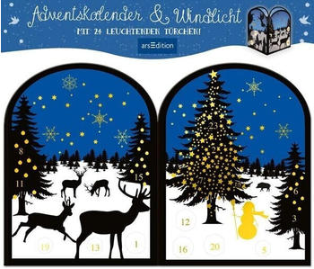 Ars Edition Teelichthäuschen Winternacht