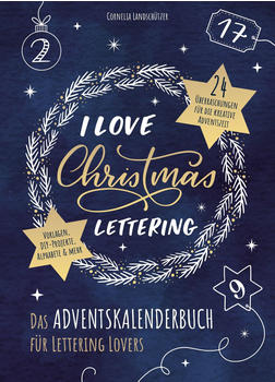 Lingen Verlag I Love Christmas Lettering Adventskalender