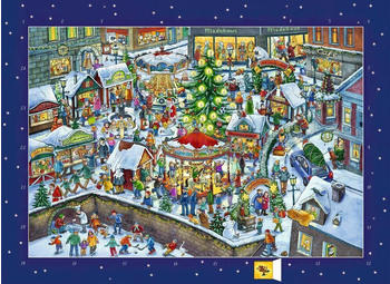 Coppenrath Wandkalender - Wimmeliger Weihnachtsmarkt