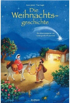 Kaufmann Verlag Die Weihnachtsgeschichte. Ein Adventskalender mit einem großen Fensterbild