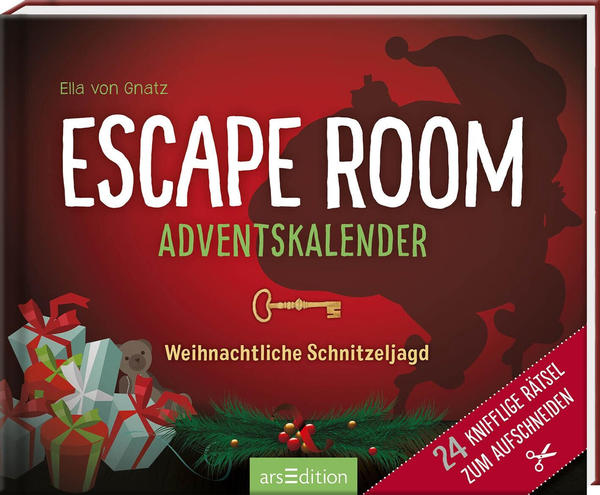 Ars Edition Escape Room Adventskalender Weihnachtliche Schnitzeljagd