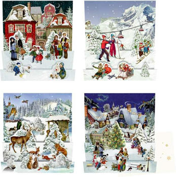 Coppenrath Nostalgische Winterwelten - Mini-Adventskalender