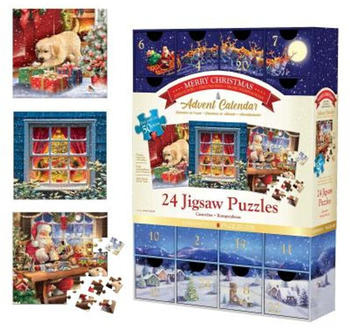 Eurographics Puzzle Adventskalender - 1200 Teile Frohe Weihnachten