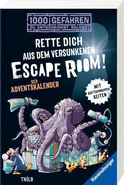 Ravensburger Buch Adventskalender 1000 Gefahren Rette dich aus dem versunkenen versunkenen Room