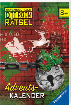 Ravensburger Exit Room Rätsel: Adventskalender - Rette mit spannenden Rätseln das Weihnachtsfest! 2023