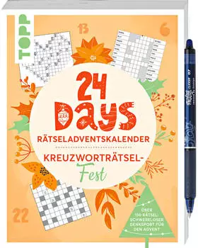 Topp 24 DAYS Rätseladventskalender Kreuzworträtsel-Fest