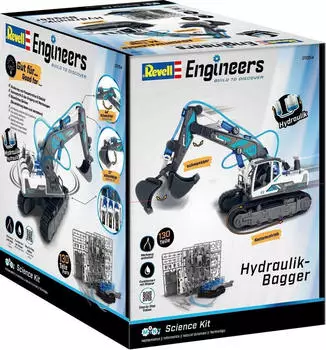Revell Adventskalender Engineers Hydraulischer Bagger (01054)