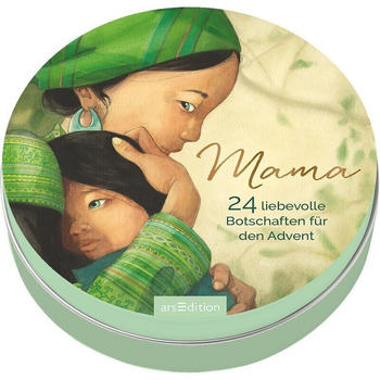 Ars Edition Adventskalender in der Dose - 24 liebevolle Botschaften Mama