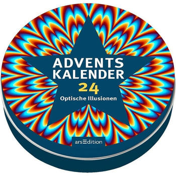 Ars Edition Adventskalender in der Dose - 24 optische Illusionen Lass dich jeden Tag neu verzaubern