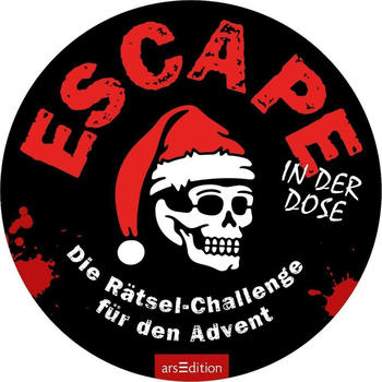 Ars Edition Escape-Adventskalender in der Dose - 24 spannende Rätsel jeden Tag bis Weihnachten