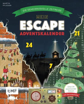 EMF Verlag Escape-Adventskalender: Die geheimnisvolle Zeitreise Mit Decoderfolie