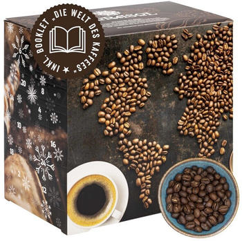 Corasol Premium Kaffee-Weltreise Adventskalender ganze Bohne