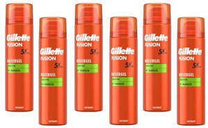 Gillette Fusion 5 Sensitive Rasiergel (6 x 200ml)