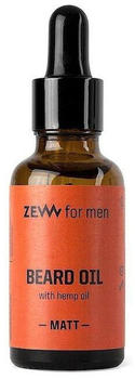 Zew For Men Beard Oil Matt Hemp (30ml)