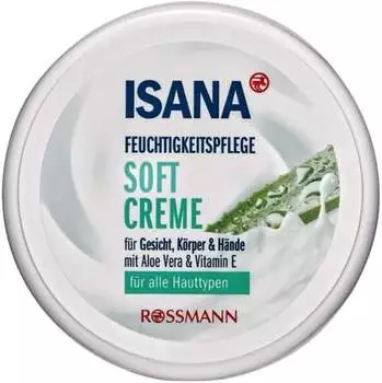 Isana Feuchtigkeitspflege Softcreme
