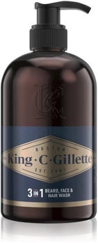 Gillette King C. Beard & Face Wash - For Men 350 ml