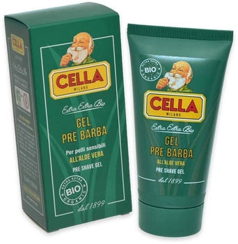 Cella Organic Aloe Vera Pre Shave Gel 75ml