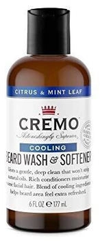 Cremo 2 in 1 Beard Wash & Softener beard shampoo for men Citrus & Mint Leaf 177 ml